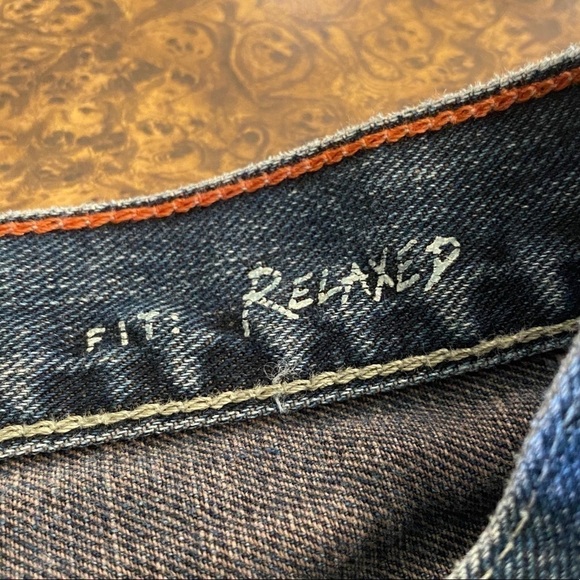 EDDIE BAUER 33x30 Relaxed Fit Jeans Logo Patch - Picture 5 of 7